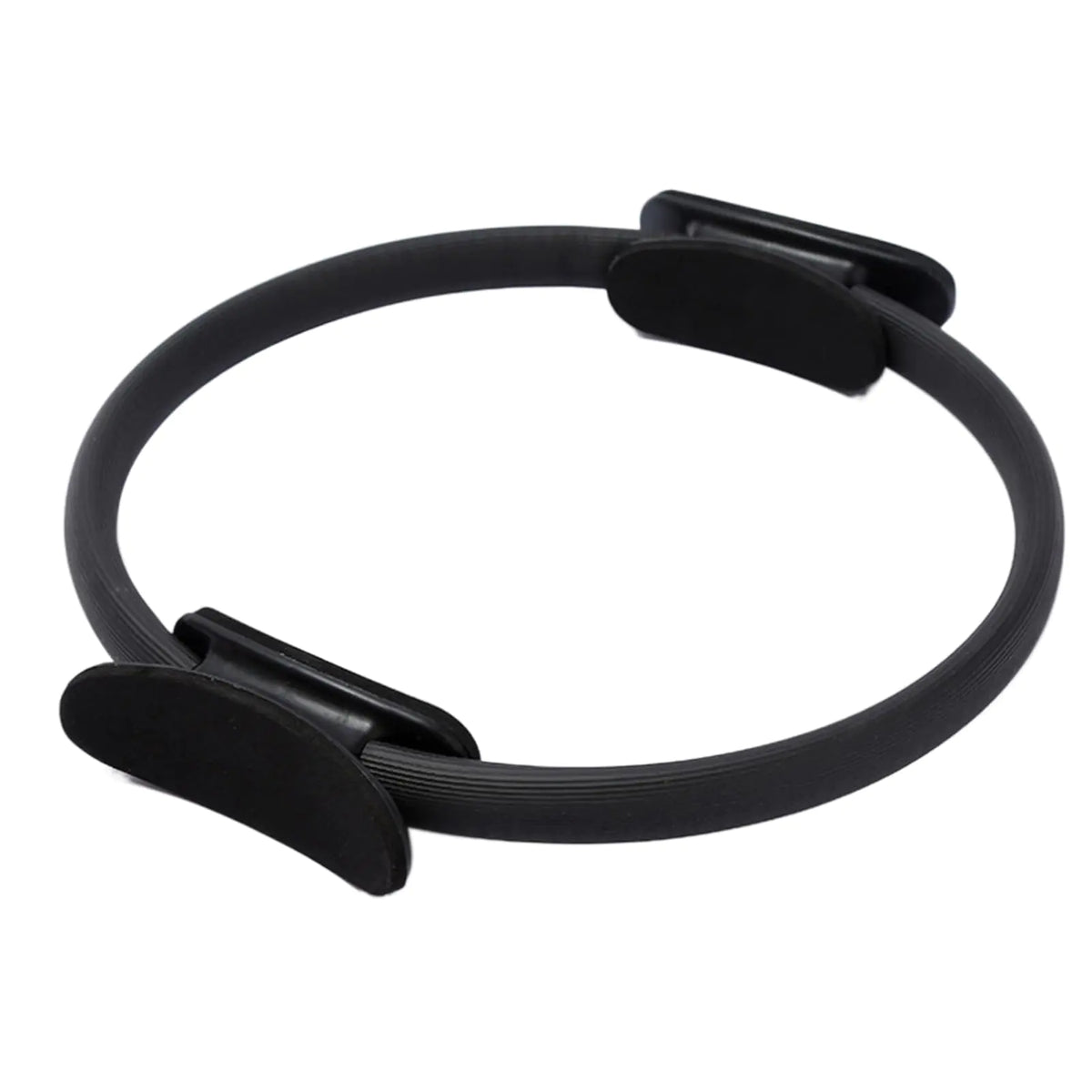 Zephylix Pilates Ring Fitness Circle 14.96" Yoga Rings Magic Circle with Dual Padded Handles for Toning Arms Thighs/Legs & Core Black