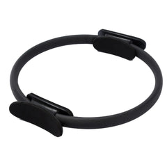 Zephylix Pilates Ring Fitness Circle 14.96" Yoga Rings Magic Circle with Dual Padded Handles for Toning Arms Thighs/Legs & Core Black