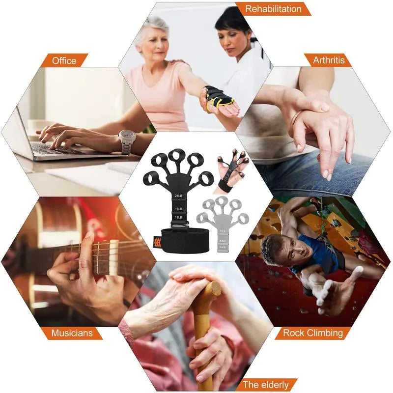Silicone Finger Stretcher Hand Grip for physical fitness